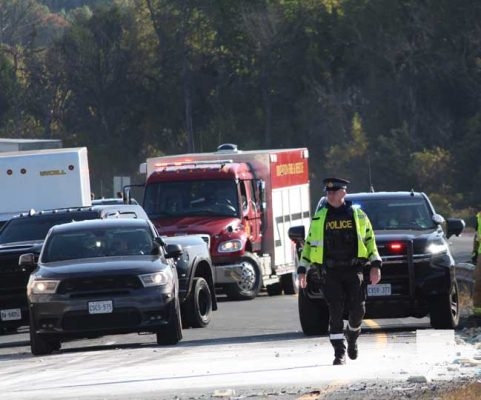 James Clarke Westbound 401 Collision Brighton October 4, 2024 1685