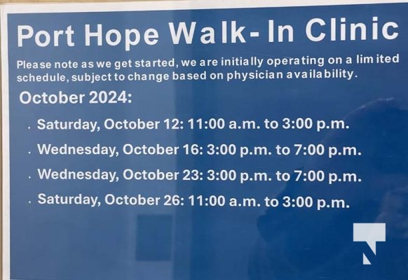 Port Hope Walk In Clinic October 24, 2024 2271