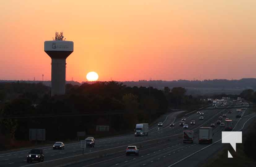 Sunset Port Hope October 21, 2024 2188 Today's Northumberland Your