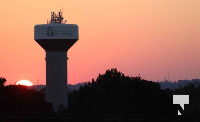 Sunset Water Tower Highway 401 Port Hope October 20, 2024 2169