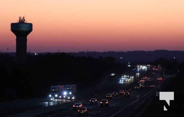 Sunset Water Tower Highway 401 Port Hope October 20, 2024 2172