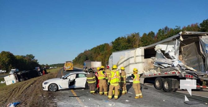 Westbound 401 Collision Brighton October 4, 2024 1666