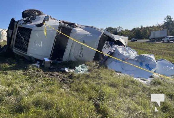 Westbound 401 Collision Brighton October 4, 2024 1668