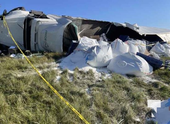 Westbound 401 Collision Brighton October 4, 2024 1669