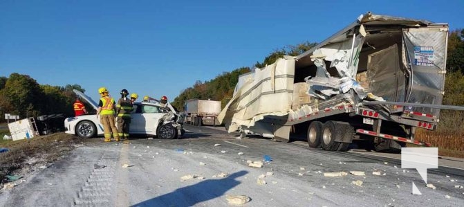 Westbound 401 Collision Brighton October 4, 2024 1674