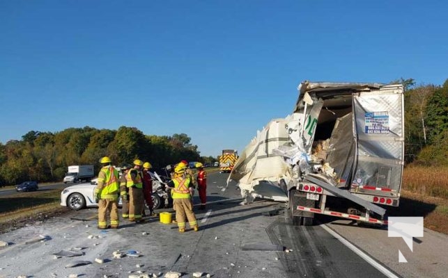 Westbound 401 Collision Brighton October 4, 2024 1675