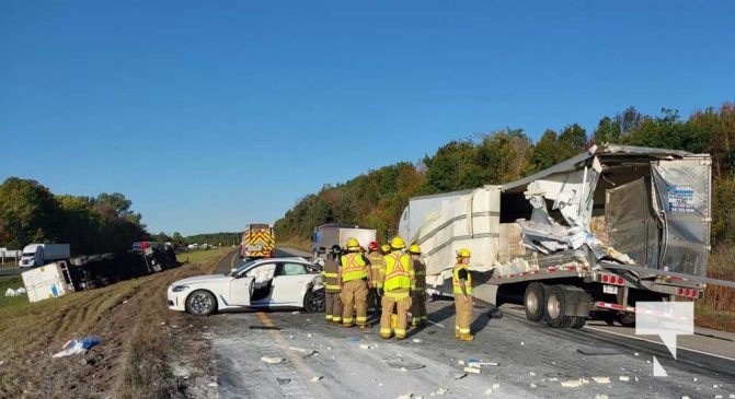 Westbound 401 Collision Brighton October 4, 2024 1676