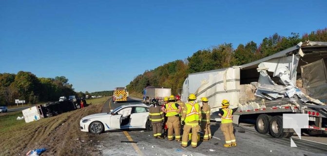 Westbound 401 Collision Brighton October 4, 2024 1677