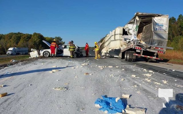 Westbound 401 Collision Brighton October 4, 2024 1678