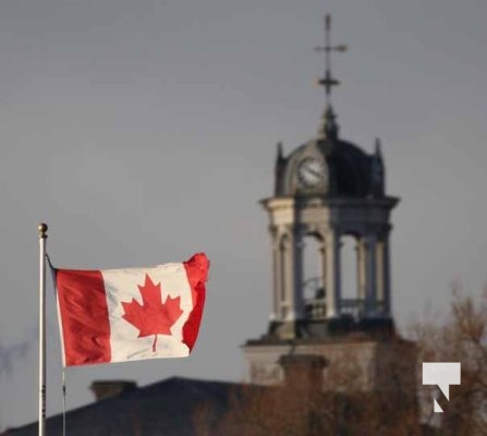 Canadian Flag Victoria Hall December 12, 2024 3775