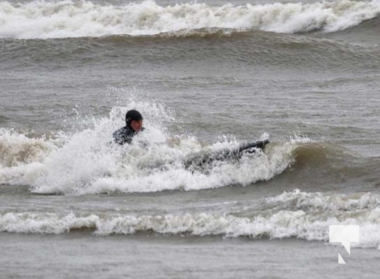 High Winds of Lake Ontario Cobourg Surfing December 30, 2024 4152