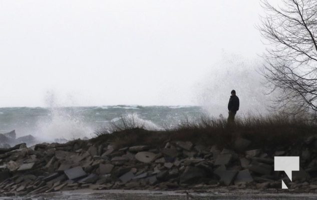 High Winds of Lake Ontario Cobourg Surfing December 30, 2024 4162