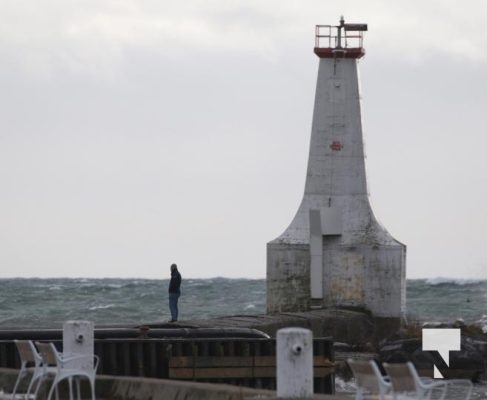 High Winds of Lake Ontario Cobourg Surfing December 30, 2024 4166