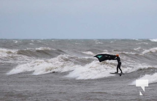 High Winds of Lake Ontario Cobourg Surfing December 30, 2024 4171