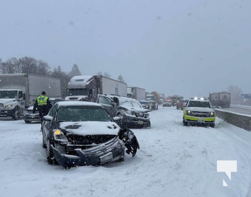 January 16, 2025 Multi Vehicle Collision Highway 401 206