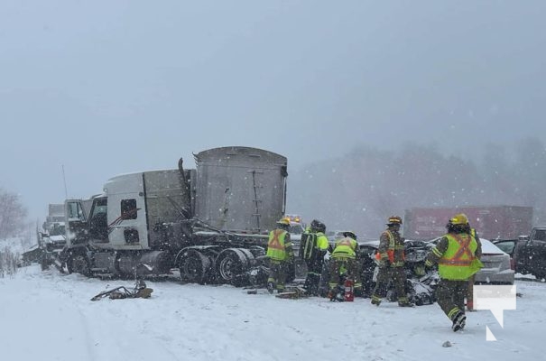 January 16, 2025 Multi Vehicle Collision Highway 401 211