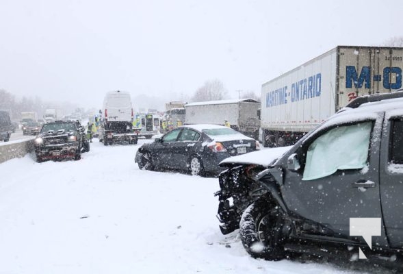 January 16, 2025 Multi Vehicle Collision Highway 401 213