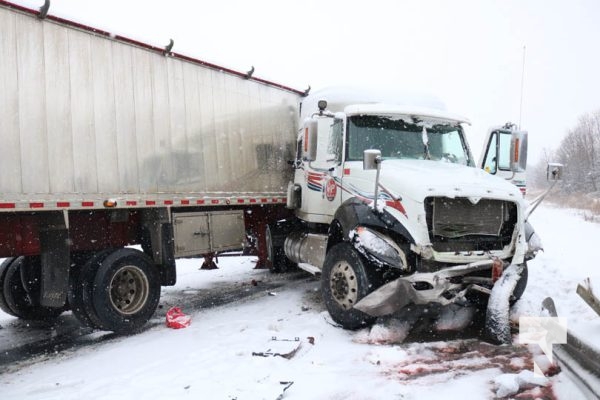 January 16, 2025 Multi Vehicle Collision Highway 401 214