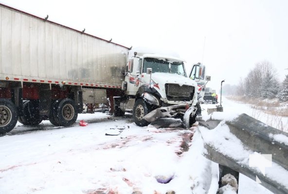 January 16, 2025 Multi Vehicle Collision Highway 401 215