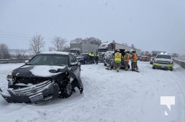 January 16, 2025 Multi Vehicle Collision Highway 401 219