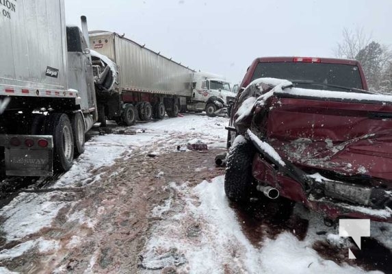 January 16, 2025 Multi Vehicle Collision Highway 401 223