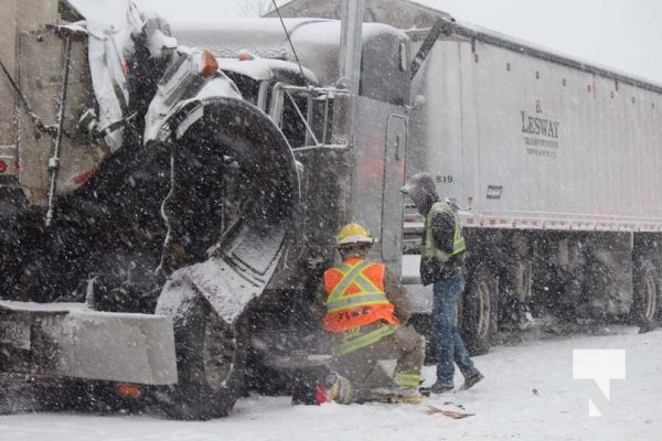 January 16, 2025 Multi Vehicle Collision Highway 401 225