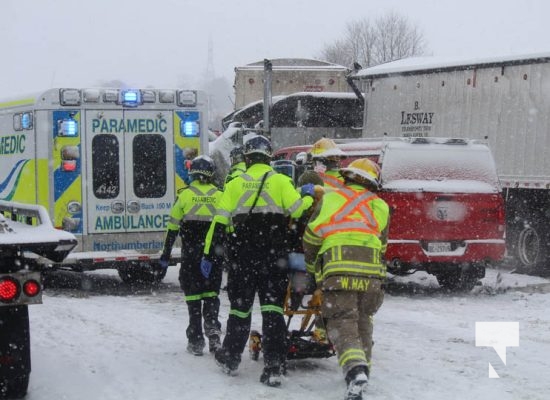 January 16, 2025 Multi Vehicle Collision Highway 401 230