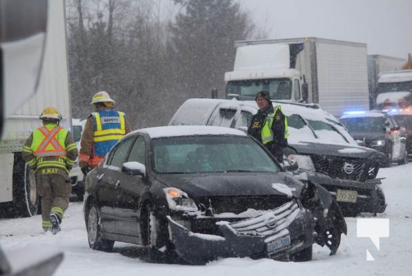 January 16, 2025 Multi Vehicle Collision Highway 401 232