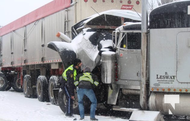 January 16, 2025 Multi Vehicle Collision Highway 401 233