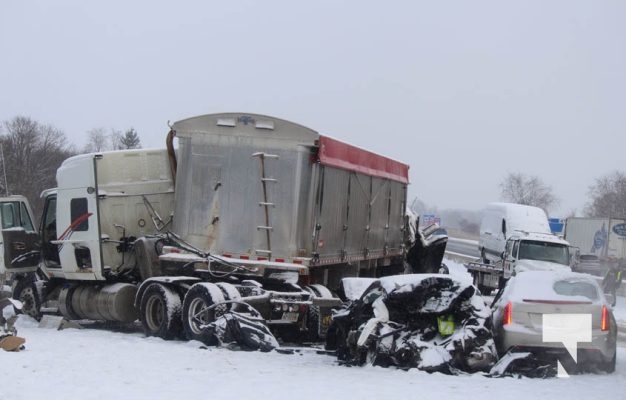 January 16, 2025 Multi Vehicle Collision Highway 401 236