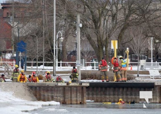 January 19, 2025 Cobourg Fire Department Ice Water Training 75