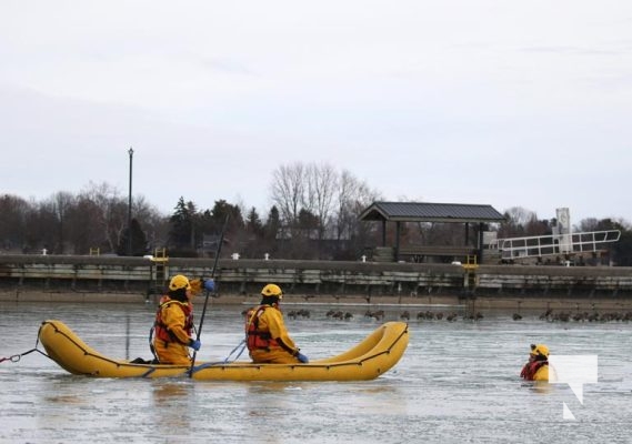 January 19, 2025 Cobourg Fire Department Ice Water Training 80