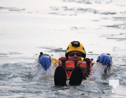 January 19, 2025 Cobourg Fire Department Ice Water Training 82