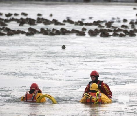 January 19, 2025 Cobourg Fire Department Ice Water Training 87