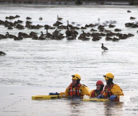 January 19, 2025 Cobourg Fire Department Ice Water Training 88