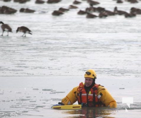 January 19, 2025 Cobourg Fire Department Ice Water Training 89