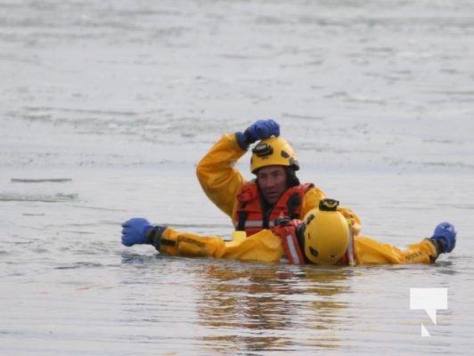 January 19, 2025 Cobourg Fire Department Ice Water Training 90