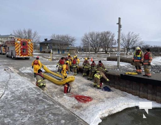 January 19, 2025 Cobourg Fire Department Ice Water Training 91