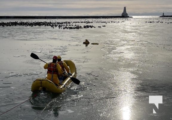 January 19, 2025 Cobourg Fire Department Ice Water Training 92