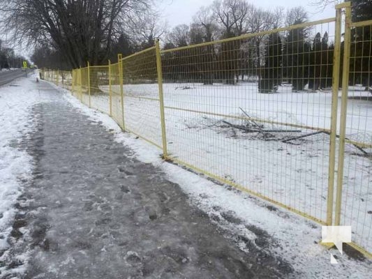 January 19, 2025 ice covered sidewalk 60