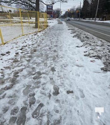 January 19, 2025 ice covered sidewalk 61