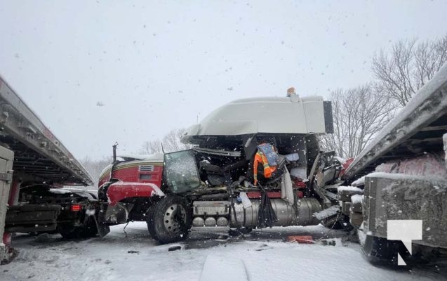 January 23, 2025 Westbound Lanes Highway 401 Colborne108