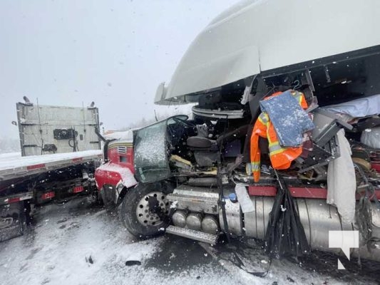 January 23, 2025 Westbound Lanes Highway 401 Colborne109