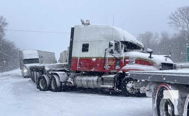 January 23, 2025 Westbound Lanes Highway 401 Colborne111