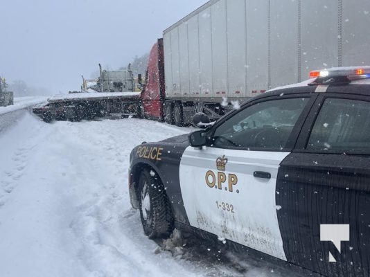 January 23, 2025 Westbound Lanes Highway 401 Colborne112