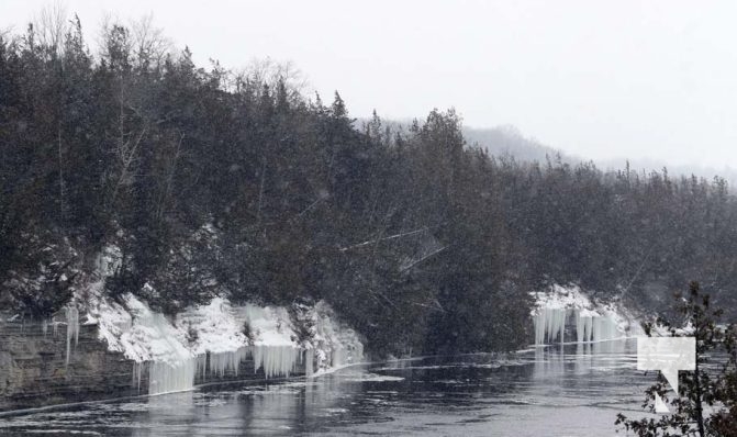 January 25, 2025 Ranney Falls Trent River Campbellford 300