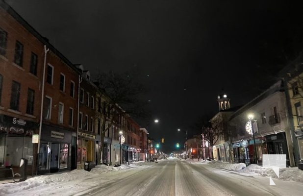 January 27, 2025 wind Downtown Cobourg 451