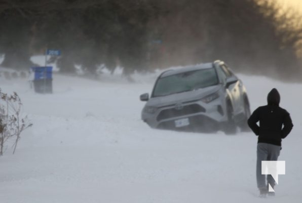 January 27, 2025 wind Stranded Motorist Greer Road 436