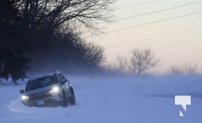 January 27, 2025 wind Stranded Motorist Greer Road 437