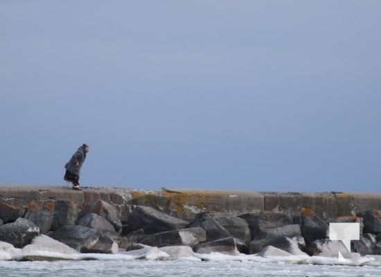 January 5, 2025 Woman on Cobourg Pier Police 38